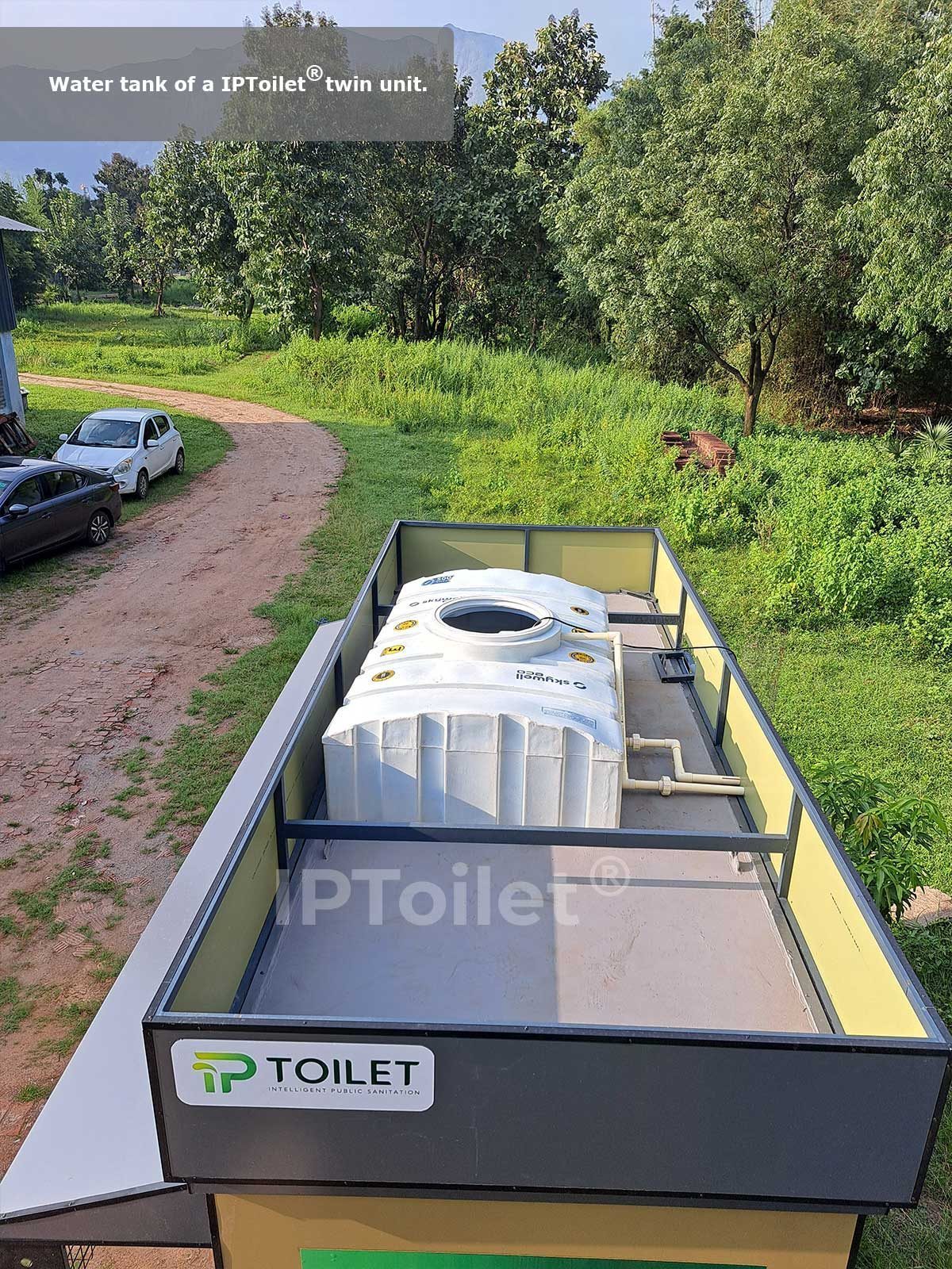 IPToilet® smart toilet installed at a highway or transport location in India